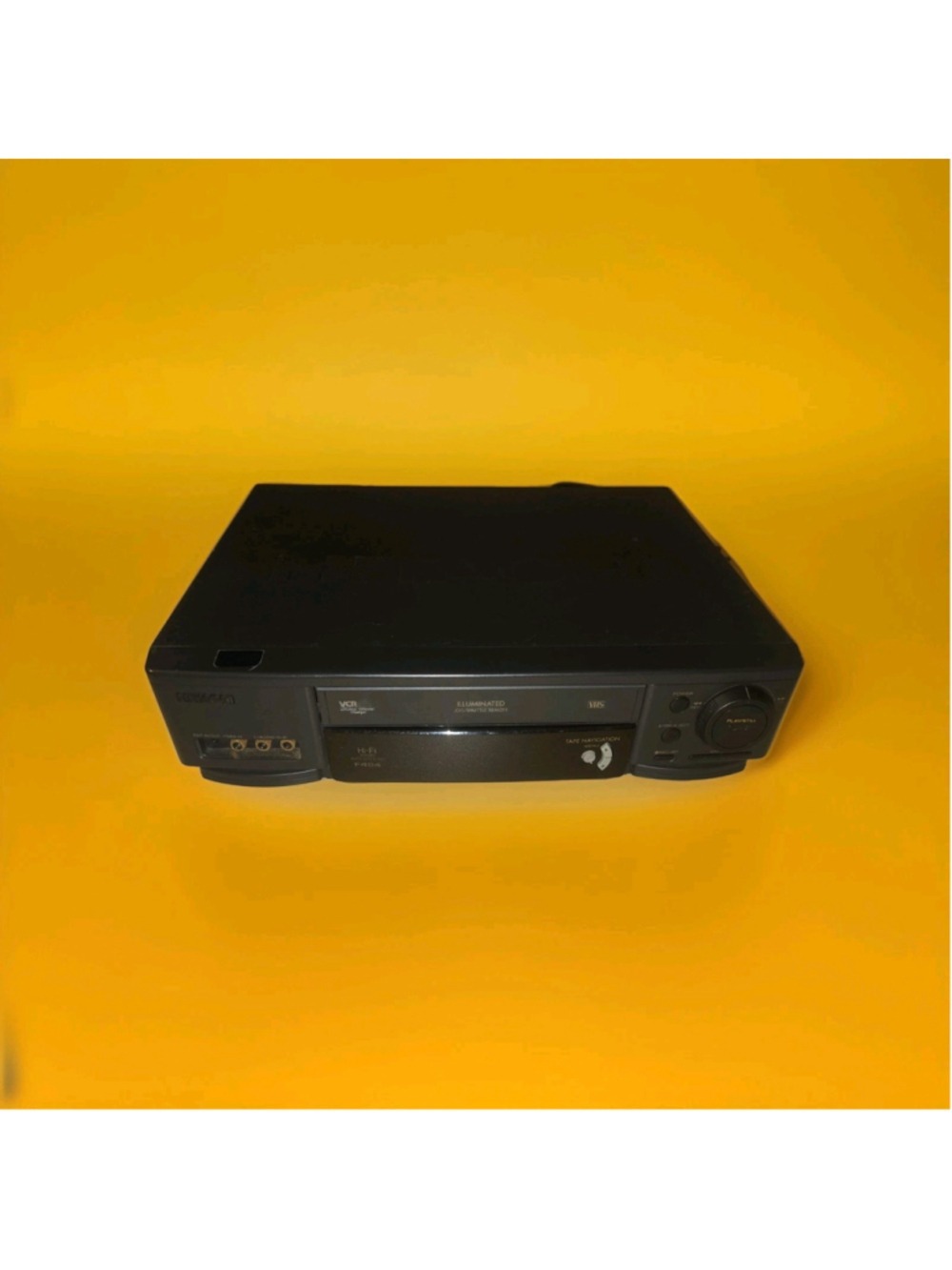 Hitachi VCR VT-F494A - Works - No Remote - Some Corrosion On RCA Terminals